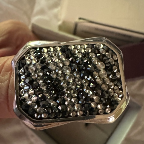 Judith Leiber Papa Print Zebra Pave Ring, 6, NWT Full Inclusion, Box & Packaging - Picture 5 of 10